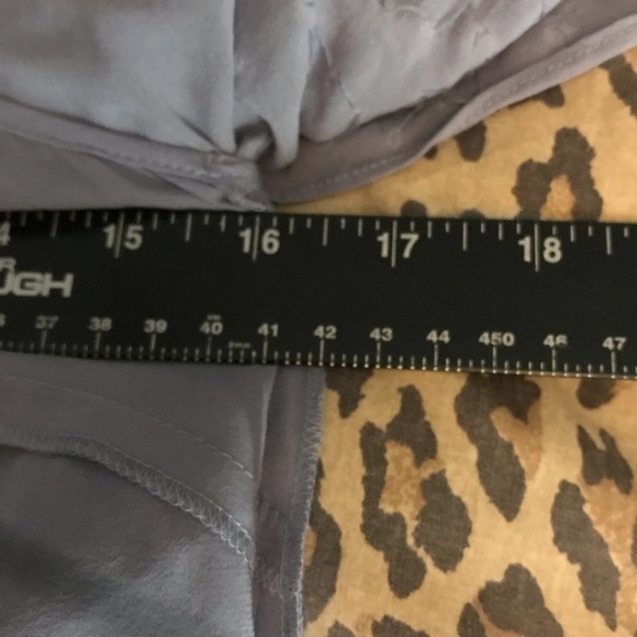 Robert Rodriquez size small lilac sheer lined one shoulder top embellished - Picture 12 of 15